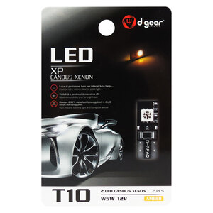 Lampadina T10 a led XP - T10 Canbus 2 Led - D-GEAR