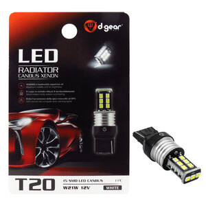 Lampadina T20 a led T20 Led Radiator Canbus Xenon - D-GEAR D-GEAR