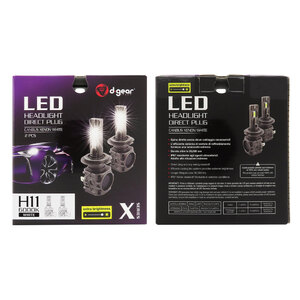 Lampadine H11 X-series Led Headlight Direct Plug - D-GEAR
