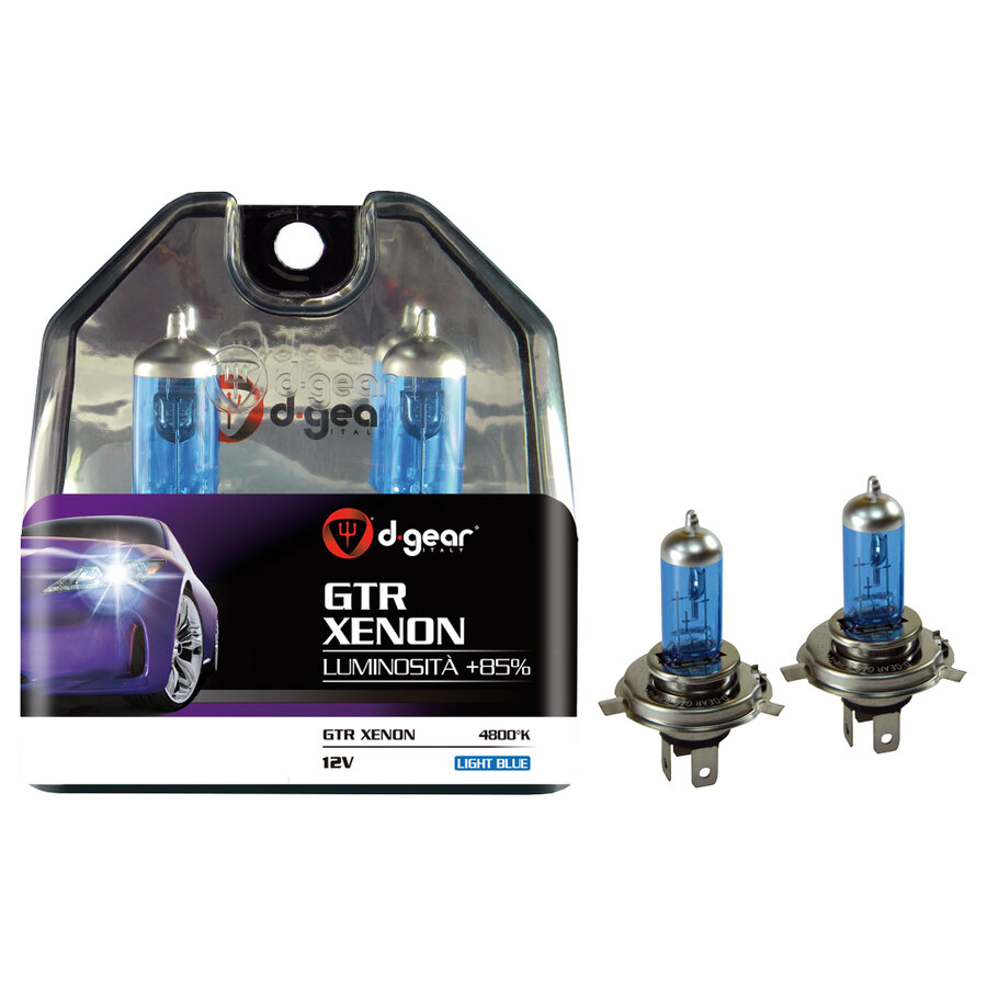 Lampadine H4 H4 - GTR - Extreme Azzurro - D-GEAR