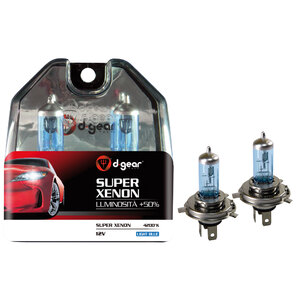 Lampadine H4 H4 - Super - Azzurro - D-GEAR D-GEAR