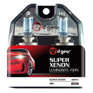 Lampadine H7 H7 - Super White - D-GEAR