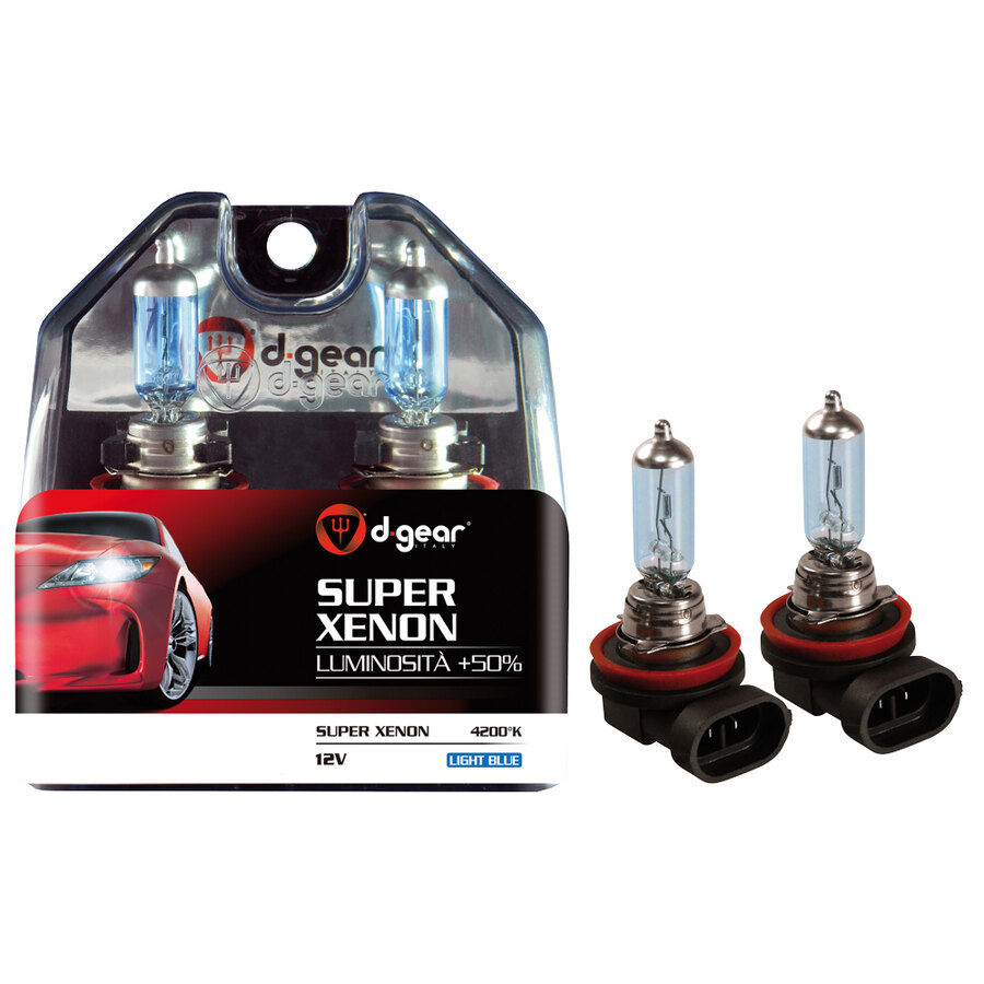 Lampadine Altri Attacchi H8 - Super - Azzurro - D-GEAR