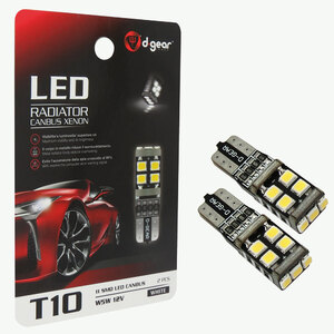 Lampadina T10 a led T10 Led Radiator Canbus Xenon - D-GEAR D-GEAR