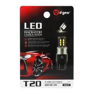 Lampadina T20 a led T20 Led Radiator Canbus Xenon - D-GEAR