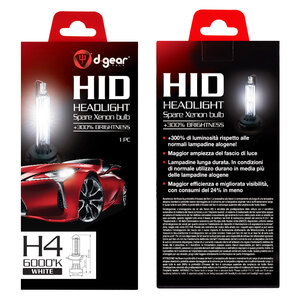 Lampadine H4 H4 Bixenon - HID Replacement bulb - D-GEAR