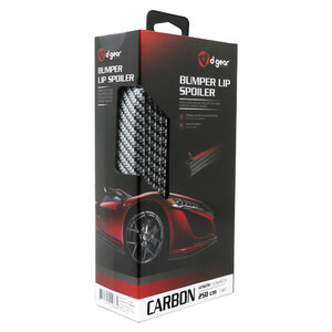 Spoiler adesivo universale Bumper Lip Spoiler Classic Carbon - D-GEAR