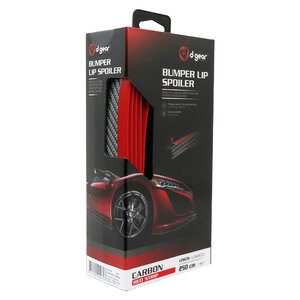 Spoiler adesivo universale Bumper Lip Spoiler Classic Carbon - D-GEAR