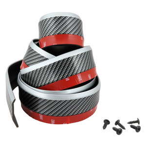 Spoiler adesivo universale Bumper Lip Spoiler Classic Carbon - D-GEAR