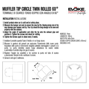 Tondo doppia uscita AN-07 - ENRICH VOKE
