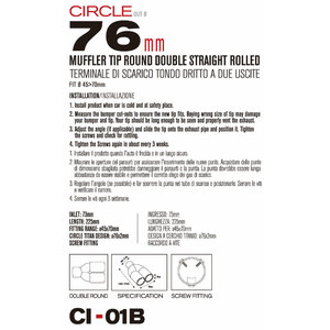 Tondo doppia uscita CI-01B - ENRICH VOKE