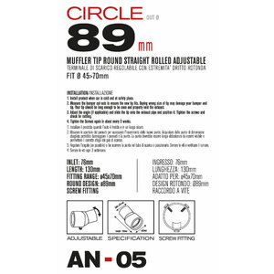 Tondo regolabile AN-05 - ENRICH VOKE