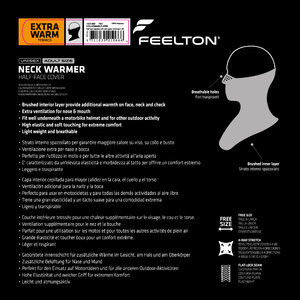 Termico - Protezione collo Scaldacollo Neck Warmer Half Face Cover - FEELTON