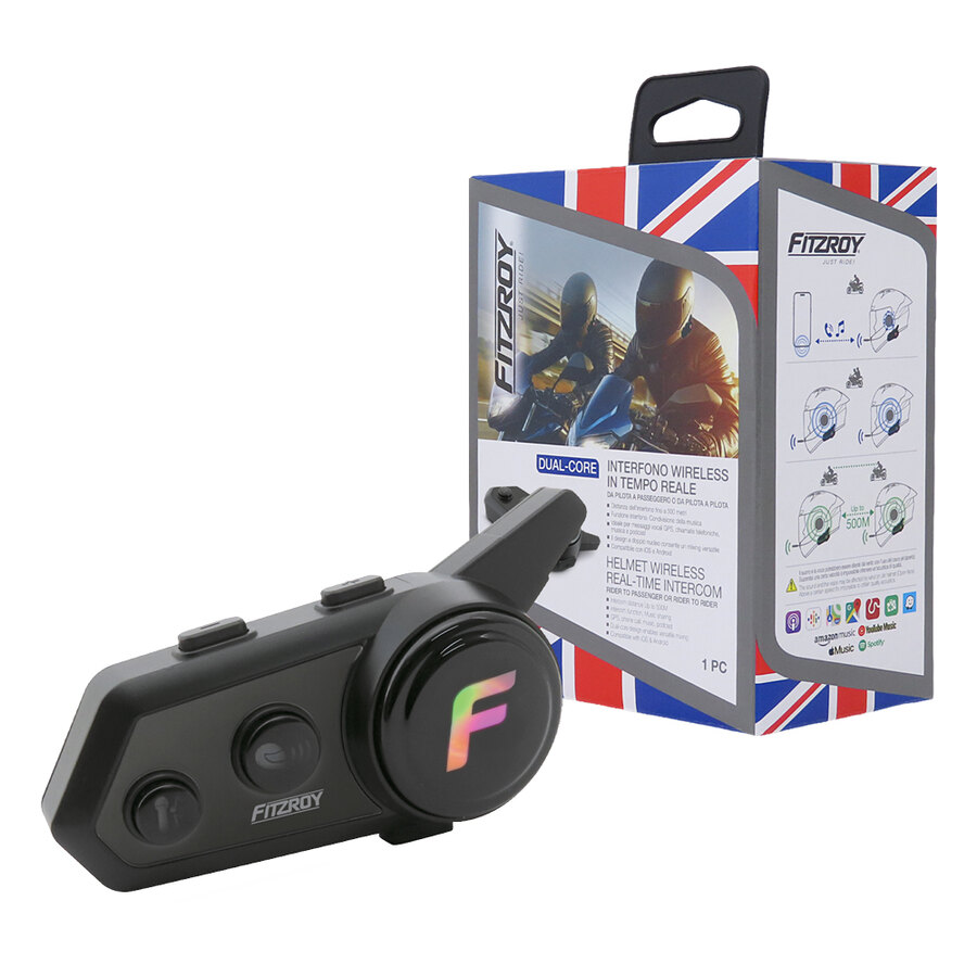 Kit interfono con Bluetooth Dual-Core - FITZROY