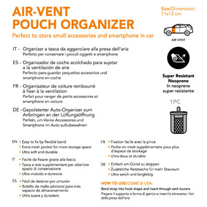 Organizer da presa d'aria Neopreme - FLOCK