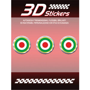 Adesivi Coccarda Italia 3D Medio - GAT