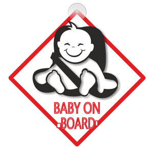 Targhetta Baby on board - GAT GAT