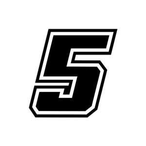 Numeri e lettere adesive Race moto GP - GAT GAT