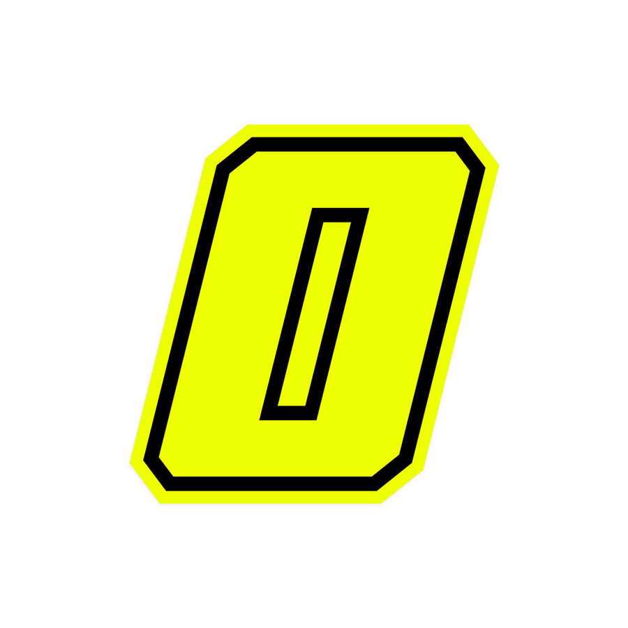 Numeri e lettere adesive Race moto GP - GAT