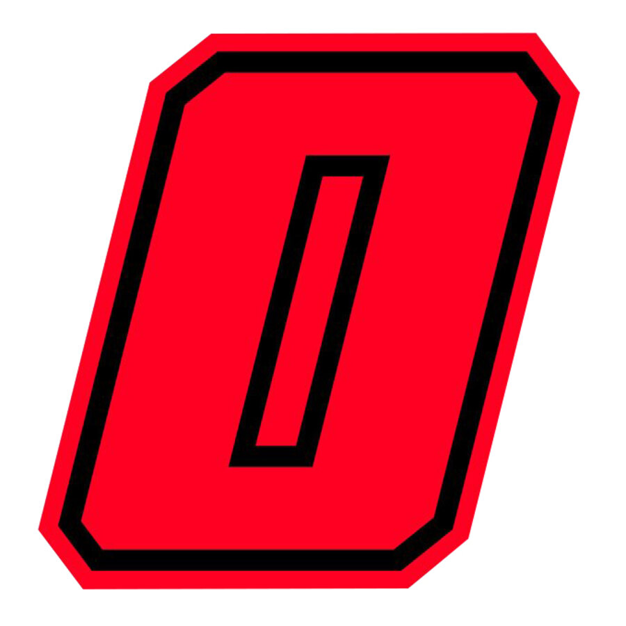 Numeri e lettere adesive Numero gara 0 - GAT