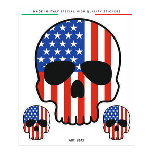 Adesivi Teschio USA - GAT GAT