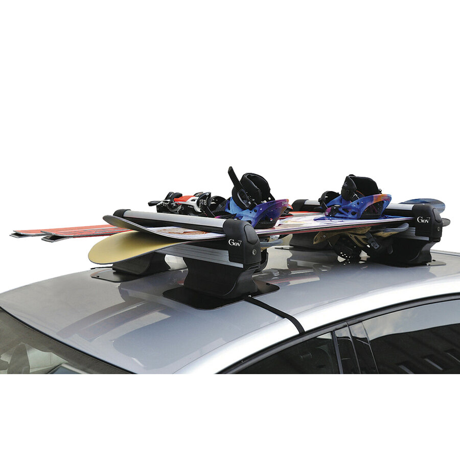 Supporto Sci Magnetico IWEMEK - 2 Pezzi, Antiscivolo, Per Auto E Garage - Trasporto Sicuro Di Sci E Snowboard