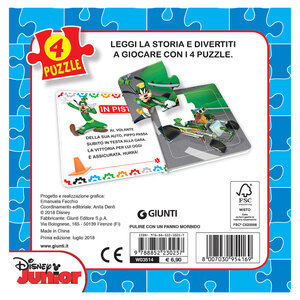 Libro Puzzle - Topolino amici del rally - DISNEY