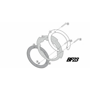 Borsa da serbatoio - Flangia - GIVI Yamaha MT-09, Tracer GIVI