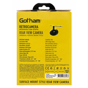 Retrocamere e frontecamere Retrocamera con staffa - GOTHAM