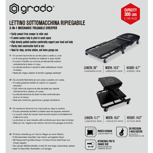 Carrello sottomacchina Regolabile - GRADO