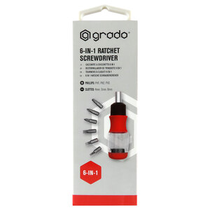Cacciavite A cricchetto 6 in 1 - GRADO
