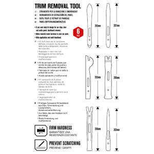 Rimozione pannelli auto Trim Removal Tool - GRADO