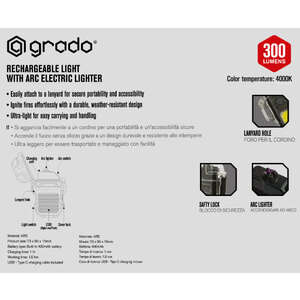 Torcia Ricaricabile - GRADO