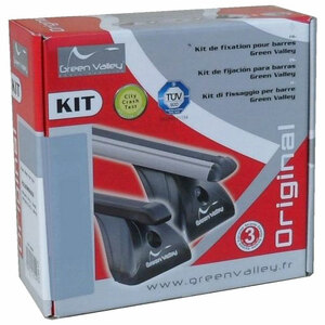 GREEN VALLEY - Kit attacchi barre auto Original Kit Dacia Sandero 2021> - GREEN VALLEY Dacia Sandero 2021 > Tetto normale - Kit attacchi barre auto