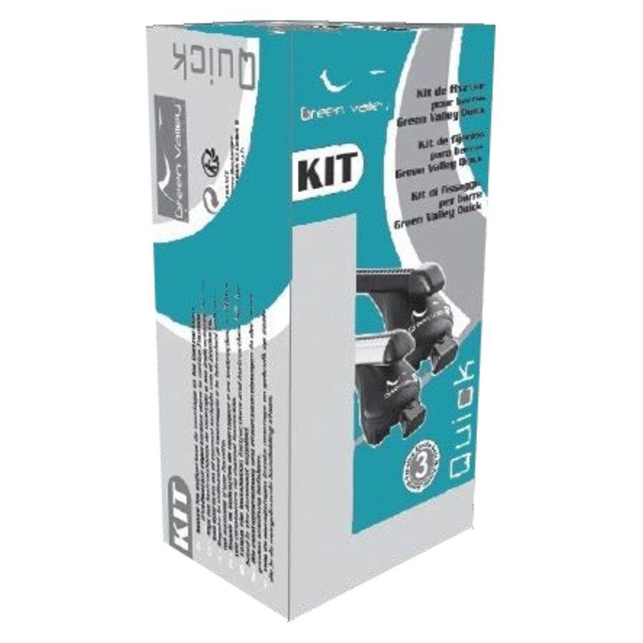 Kit attacchi barre auto Kit Quick Fiat Tipo Cross 5 porte 2021> - GREEN VALLEY Fiat Tipo Cross 5 porte 2021 > Rails integrati