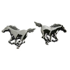 Emblema 3D Mustang Style running horses - LAMPA LAMPA