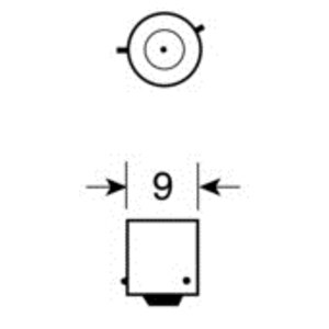 Lampadina BAX9S a filamento BAX9S - LAMPA