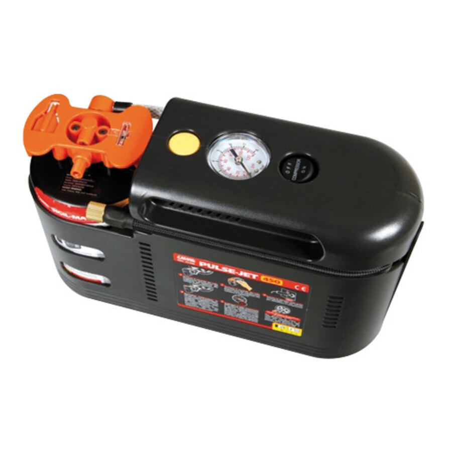 Kit Ripara Pneumatici con Compressore Int Auto Pulse Jet Gomme