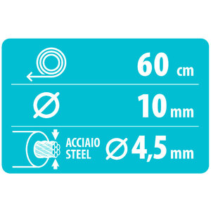 Cavo acciaio Silicon-Lock - LAMPA