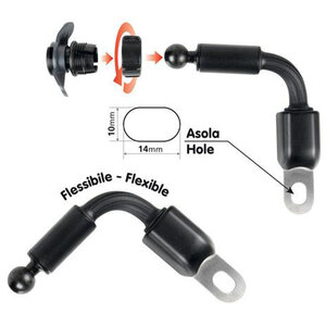 Supporto smartphone - Accessori Attacco Opti Arm - LAMPA