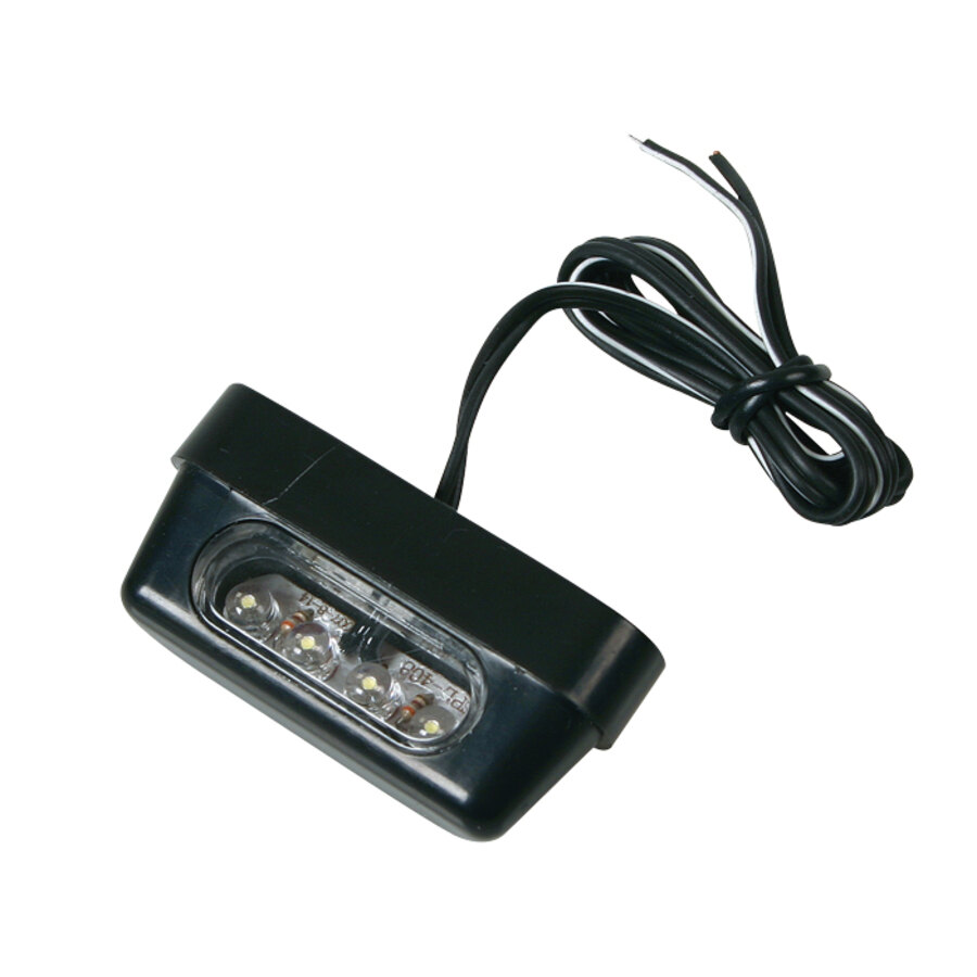 Aeon LUCE 4 LED TARGA BIANCO PORTATARGA PER AEON FARI MOTO SCOOTER OMOLOGATA 