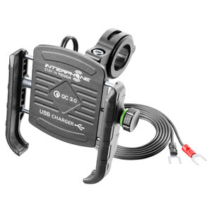 INTERPHONE - Supporto smartphone MOTO CRAB USB - INTERPHONE - Supporto smartphone