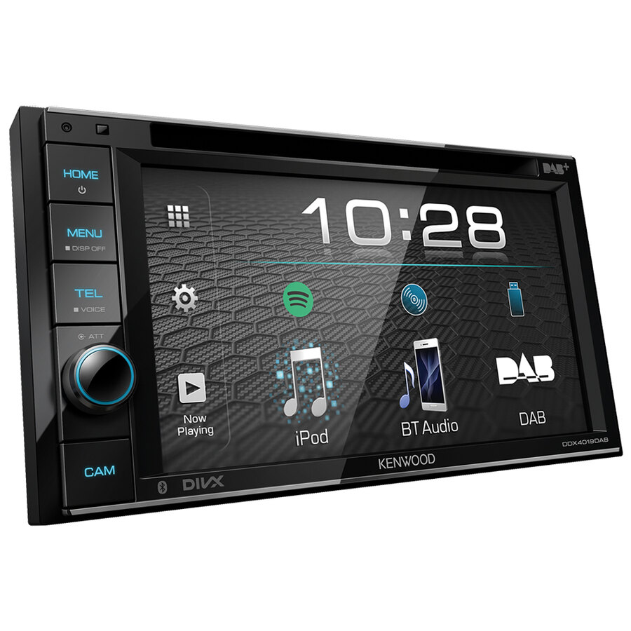 Car stereo DIN doppio Kenwood DDX4019DAB Car Stereo Speedup