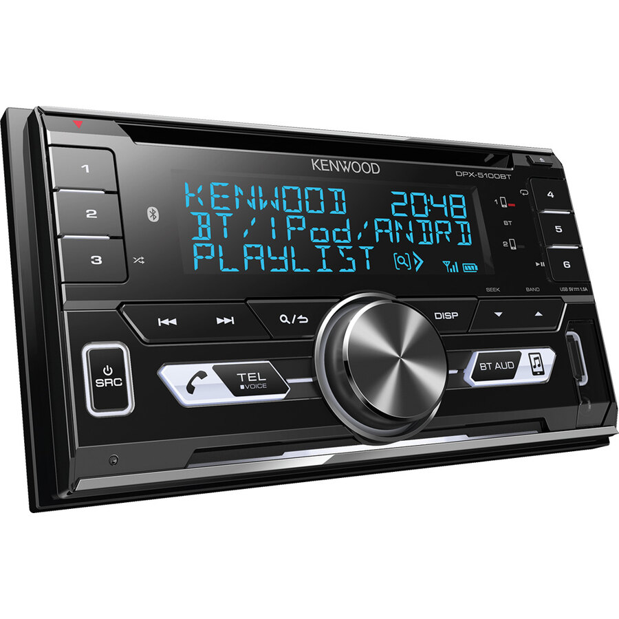 Car stereo DIN doppio Kenwood DPX5100BT Car Stereo Speedup
