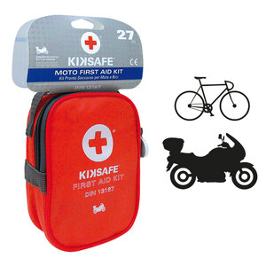 Kit primo soccorso Per moto e bici DIN 13167 - KIKSAFE KIKSAFE