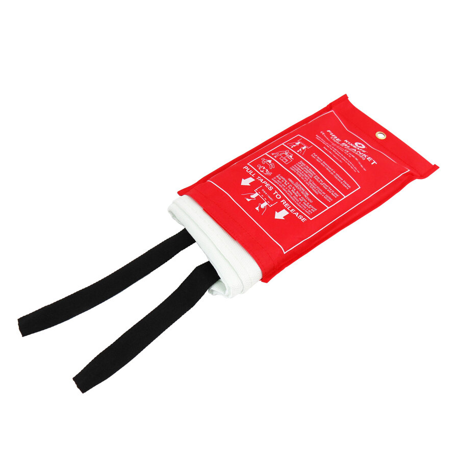 Coperta Antincendio 1x1m In Vetroresina - Coperta Ignifuga Per Emergenze Casa E Auto - Foto 2