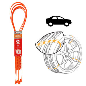KIKSAFE - Fascette emergenza antiscivolo Per pneumatici - KIKSAFE - Fascette emergenza antiscivolo