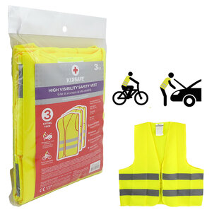 KIKSAFE - Gilet di emergenza Alta visibilità - KIKSAFE - Gilet di emergenza