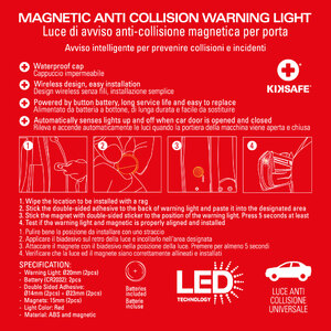 Illuminatori d'emergenza Luce anti collisione - KIKSAFE