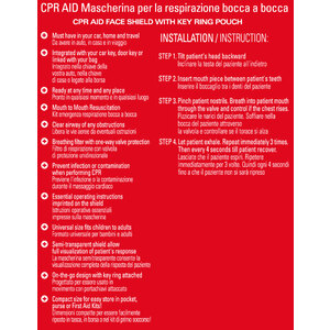 Maschera respirazione bocca a bocca - KIKSAFE